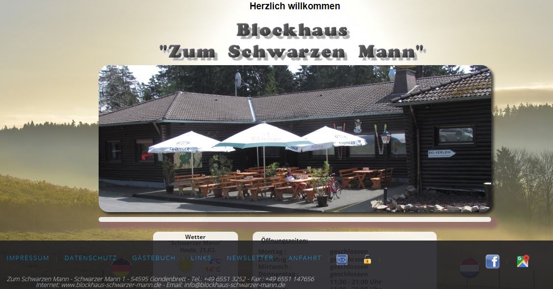 Blockhaus Schwarzer Mann
