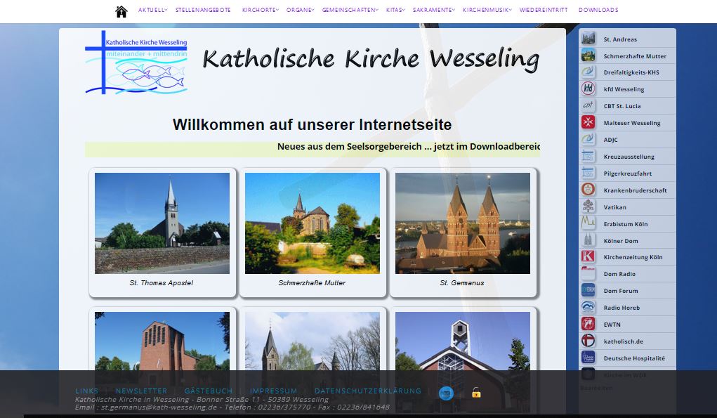 Katholische Kirche Wesseling (im Aufbau)